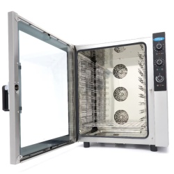Cuptor electric combisteamer profesional, 10 tăvi GN1/1 sau 60x40 cm, Maxima - Img 6