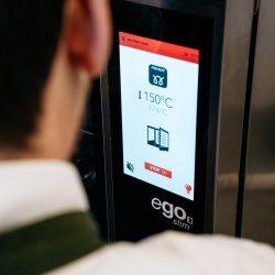 Cuptor electric convecție+abur EGO SLIM 5GN 2/3, touchscreen, Yesovens - Img 7