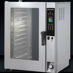 Cuptor pe gaz combisteamer 11 tăvi GN2/1, touchscreen, Professional Inoxtrend - Img 8
