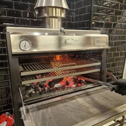 Cuptor pentru Steak pe cărbuni, deschidere verticaă, Pira 80 Lux SD - Img 5