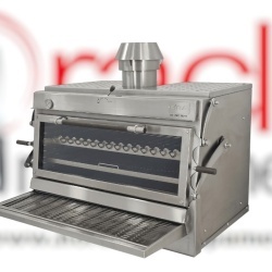 Cuptor pentru Steak pe cărbuni, deschidere verticală, Pira 120 ED