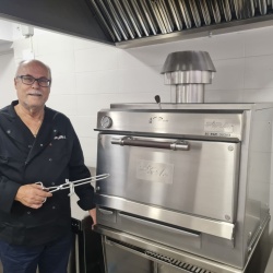 Cuptor pentru Steak pe cărbuni, deschidere verticală, Pira 80 Silver SD - Img 2