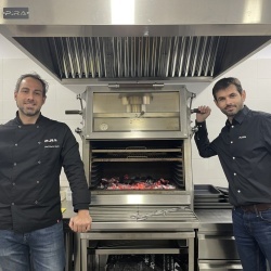 Cuptor pentru steak pe cărbuni, Pira 80 XXL Silver ED - Img 5