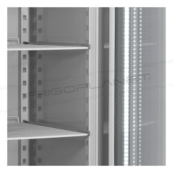 Dulap congelare din inox cu 2 uși sticlă, 1330 litri, Amitek - Img 5