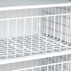 Dulap de congelare cu grilaje, răcire statică 348 L, Alb - Img 5