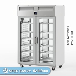 Dulap frigorific cu deschidere dublă față-spate, 1120 litri, Infrico - Img 4