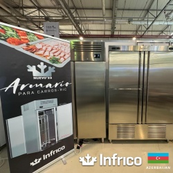 Dulap frigorific de inox cu 3 uși, 1110 litri - Img 4