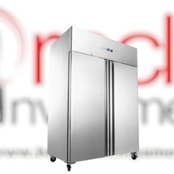 Dulap frigorific inox 1200 Litri cu roți, 6 Rafturi Reglabile GN 2/1