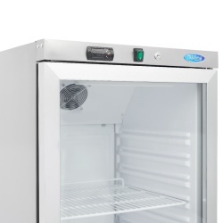 Dulap frigorific inox 400 litri cu ușă de sticlă, frigider profesional Maxima - Img 3
