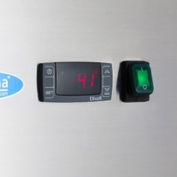 Dulap frigorific inox 800 litri, cu roți, Maxima - Img 10
