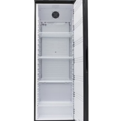 Dulap frigorific negru 400 litri cu 4 rafturi, frigider profesional Maxima - Img 7
