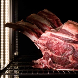 Dulap frigorific păstrare carne maturată cu ușă sticlă, 150 kg, STORAGE 700 BLACK GREEN - Img 6