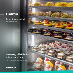 Dulap frigorific pentru patiserie Delizia, 20 tăvi 600x400 mm, Samaref - Img 7