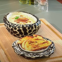 Farfurie fine dining cu capac 16x7 cm, set de 3 bucăți, Teide - Img 6