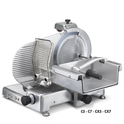 Feliator vertical cu tavă pentru carne, 370 mm Minerva Omega - Img 3