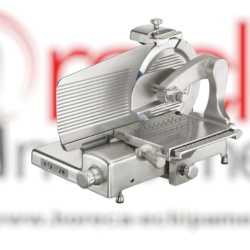 Feliator vertical pentru brânzeturi, cu tavă și lamă teflon 350 mm, Minerva