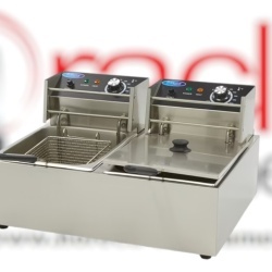 Friteuză electrică 2x6 Litri
