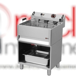 Friteuză electrică 30 Litri cu robinet pentru scurgerea uleiului, 400V