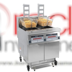 Friteuză electrică profesională cu filtrare, automată cu lift 2x 22 Litri, Casselin
