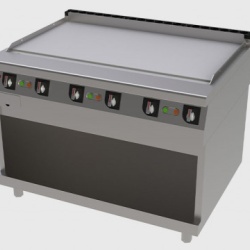 Fry top electric cu suprafață netedă, Jemi - Img 2