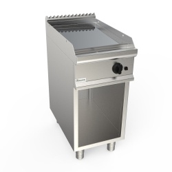 Fry top grill pe gaz cu suprafață netedă cromată, Casta - Img 2