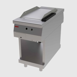 Fry top neted pe gaz 45x100 cm, Jemi - Img 3