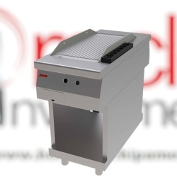 Fry top striat pe gaz 45x100 cm, Jemi