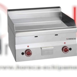 Grătar Fry-top electric dublu, cromat, neted Desco