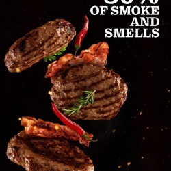Grătar pentru steak, BroilyGrill pe gaz, Casta 980x450/630x745h - Img 4