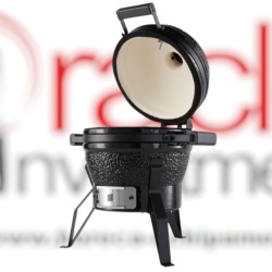 Grătar premium ceramic Kamado pe cărbuni, 33 cm
