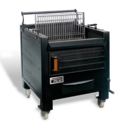 Gratar profesional barbeque pentru steak pe carbuni, 800X820X930 mm - Img 3