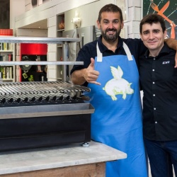 Grătar robata, shashlik sau frigărui 790x410x780 h mm - Img 5
