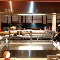 Grătar robata, shashlik sau frigărui, INOX 1570x410x780 mm - Img 4