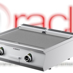 Grill dublu electric cu placă netedă, de banc, Desco Italia