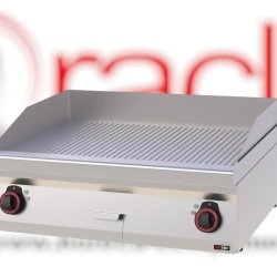 Grill dublu electric cu placă striată