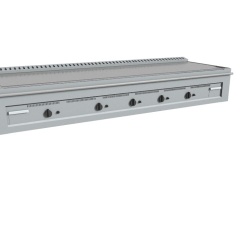 Grill japonez Teppanyaki, de banc, 200x39 cm, Casta - Img 2