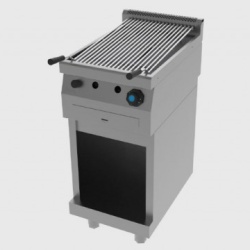 Grill pe gaz, cu apă și suport deschis, Jemi - Img 2
