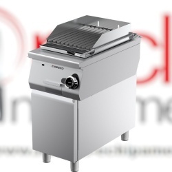 Grill simplu cu rocă vulcanică, cu dulap neutru, Desco Italia