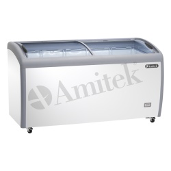 Ladă frigorifică cu geam de sticlă, 300 L, 0+8°C/≤-18°C, Amitek - Img 4