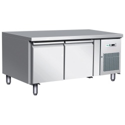 Masă frigorifică cu 2 uși și agregat lateral 1360x700x650 mm - Img 3