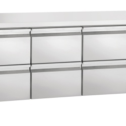 Masă frigorifică cu 6 sertare, 1792x700x850 mm - Img 3