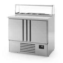 Masă frigorifică pentru pizza/salate 978x700x875 mm, 230L, Infrico Spania - Img 7