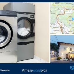 Mașină de spălat rufe profesională Imesa, 11 kg electric + abur - Img 2