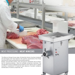 Mașină de tocat carne, 750 kg/oră, Minerva - Img 6
