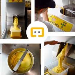 Mașină multifuncțională de înghețată, creme și pasteurizator 40 L/h, tip răcire apă, RoboCream - Img 9