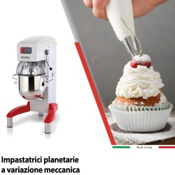 Mixer planetar 20 Litri, viteza variabilă 7 trepte, Sigma Italia - Img 3