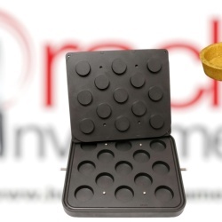 Placă pentru aparatul de tarte, 13 forme rotunde 60 mm