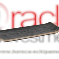 Platou negru sushi 29x11,5x2,5 cm, set de 4 bucăți, Sucro PuraSangre