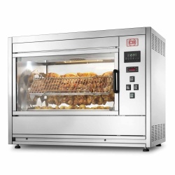 Rotisor ventilat electric, 4 țepuse, 20/24 pui, CB Italia - Img 3