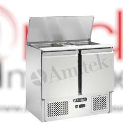 Saladetă frigorifică profesională ventilată 2x GN1/1, 3 GN1/6 Amitek AK920V